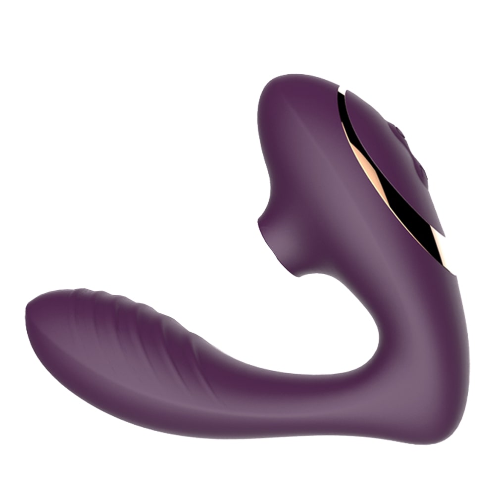 ויברטור יניקה כפול | Purple Pleasure ויברטור יניקה כפול | Purple Pleasure